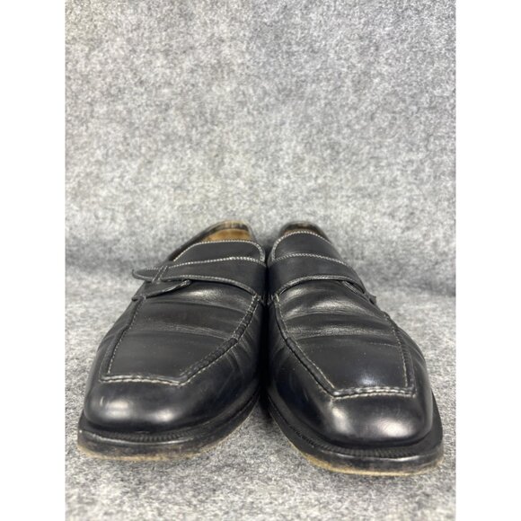 Sutor Mantellassi‎ Dress Shoes Mens Size 13 Black Leather Monk Strap 1636 Italy main image 9